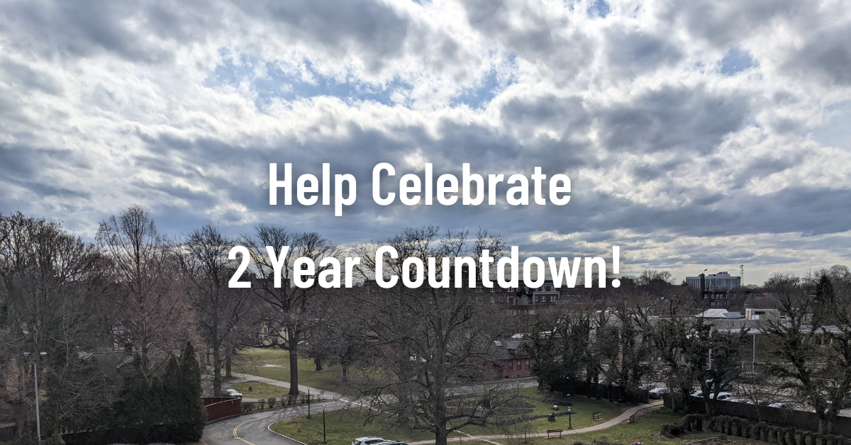 Help Celebrate the 2 Year Countdown Mark!