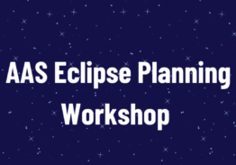 RMSC Hosting AAS Eclipse Planning Workshop